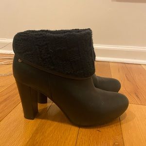Ugg heeled boots